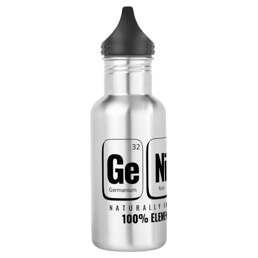 Bouteille D'eau Tableau périodique GENiUS - Conception scientifiqu (Gauche)