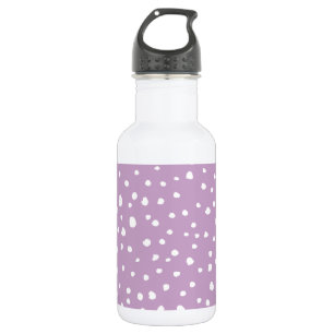 Bouteille D'eau Taches dalmatiennes lilas, Points dalmatiens, Poin