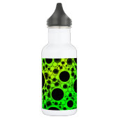 Bouteille D'eau Taches de bulle spatiale - Vert/Lime (Gauche)