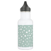 Bouteille D'eau Taches de dalmatien vert menthe, Points de dalmati (Gauche)
