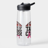 Bouteille D'eau Tackle Cancer Pink Ribbon Design (Gauche)