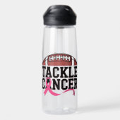 Bouteille D'eau Tackle Cancer Pink Ribbon Design (Arrière)
