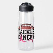 Bouteille D'eau Tackle Cancer Pink Ribbon Design (Avant)