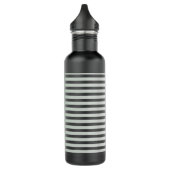 Bouteille D'eau Tailles d'argent métallique Noir (Gauche)