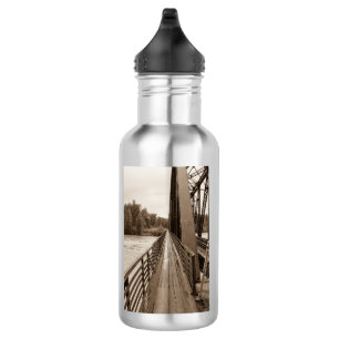 Bouteille D'eau Talkeetna Railroad Bridge Walkway Water Bottle