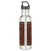 Bouteille D'eau Tapis persan rouge bleu classique (Dos)
