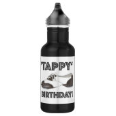 Bouteille D'eau Tappy Birthday Black White Tap Danse Enseignant Ch (Droite)
