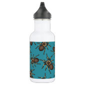 Bouteille D'eau Tarantula sur bleu (Droite)