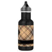 Bouteille D'eau Tartan beige et Brown (Droite)