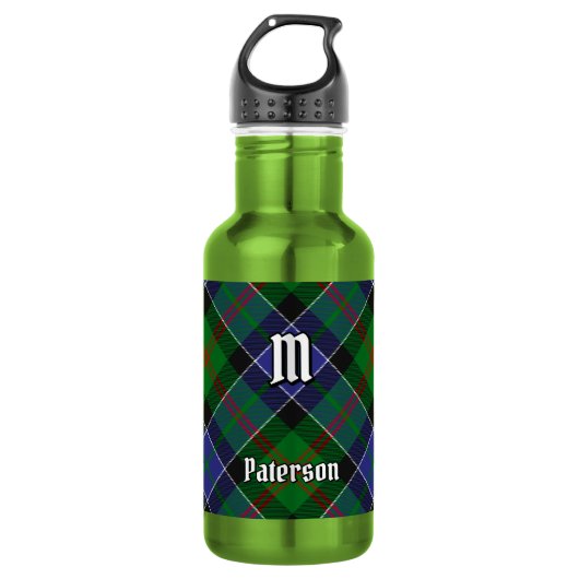 Bouteille D'eau Tartan Clan Paterson (Devant)