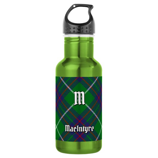 Bouteille D'eau Tartan de chasse du clan MacIntyre (Devant)