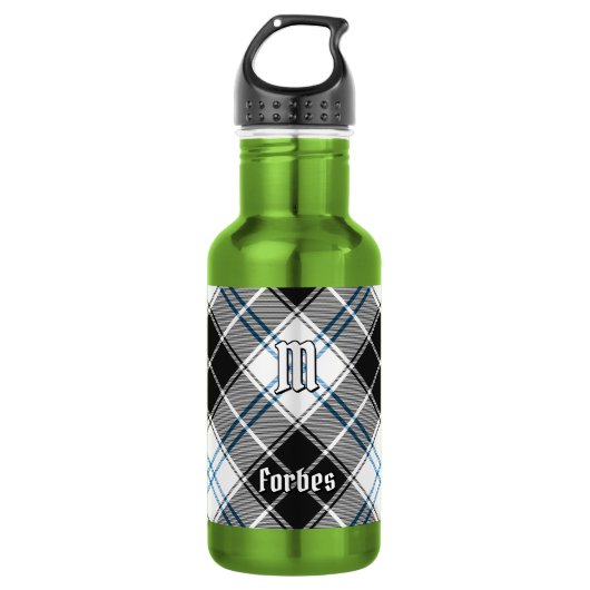 Bouteille D'eau Tartan de la robe du clan Forbes (Devant)
