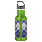 Bouteille D'eau Tartan de robe bleue du clan MacPherson (Dos)