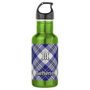 Bouteille D'eau Tartan de robe bleue du clan MacPherson