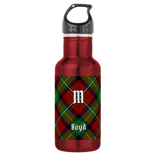 Bouteille D'eau Tartan du clan Boyd (Devant)