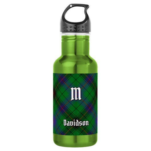 Bouteille D'eau Tartan du clan Davidson (Devant)