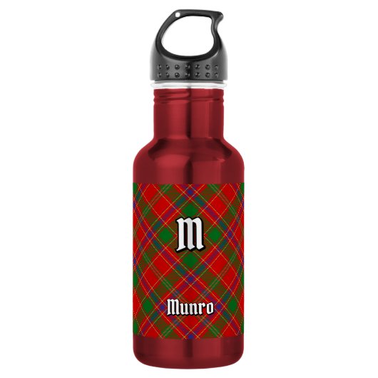 Bouteille D'eau Tartan du clan Munro (Devant)