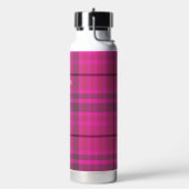Bouteille D'eau Tartan préppant rose et violet (Gym)
