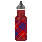 Bouteille D'eau Tartan rouge Clan Hamilton (Gauche)
