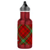 Bouteille D'eau Tartan rouge Clan Morrison (Droite)