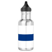 Bouteille D'eau tasse de papier du drapeau finlandais (Droite)