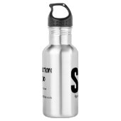Bouteille D'eau Tasse géante SSO (Dos)