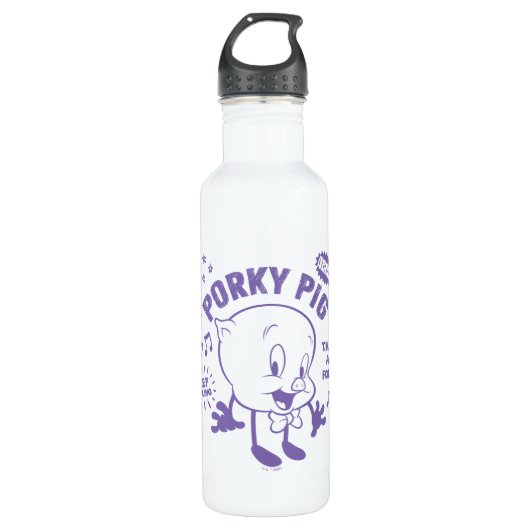 Bouteille D'eau Tasty Retro Porky Pig (Devant)