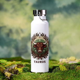 Bouteille D'eau Taurus de Terre, Sensuel Zodiac Star Signal Art De