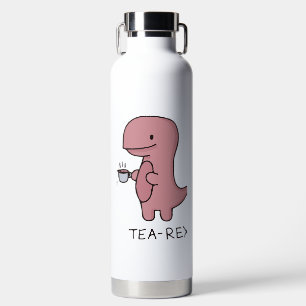 Bouteille D'eau Tea-Rex, dinosaure mignon, dino amoureux drôle