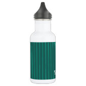 Bouteille D'eau Teal pinstripes (Gauche)