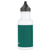 Bouteille D'eau Teal pinstripes (Droite)
