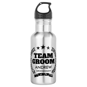 Bouteille D'eau Team Groom cadeau de soirée de bachelor pour groom