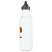 Bouteille D'eau Teckel mignon avec le texte fait sur commande (Droite)