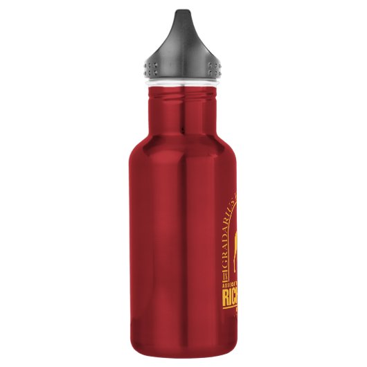 Bouteille D'eau Ted Lasso | AFC Richmond Gold Arched Logo (Gauche)