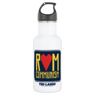 Bouteille D'eau Ted Lasso Graphique du communisme rom