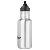 Bouteille D'eau Teddy Roosevelt Vit Fortement (Droite)