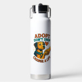 Bouteille D'eau Tee J'aime Adopté un Animal (Salle de sport)