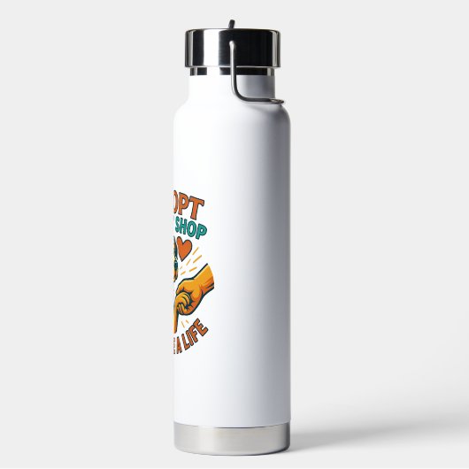 Bouteille D'eau Tee J'aime Adopté un Animal (Gym)
