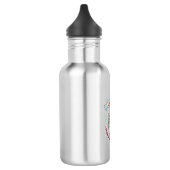 Bouteille D'eau Tee-shirt graphique design graphique Pot Licorne P (Gauche)