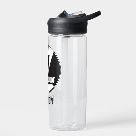 Bouteille D'eau Tee - shirt | Snoopy Howling | Ajouter Votre Nom (Gauche)