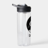 Bouteille D'eau Tee - shirt | Snoopy Howling | Ajouter Votre Nom (Droite)