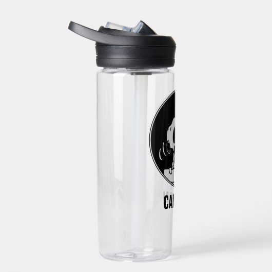 Bouteille D'eau Tee - shirt | Snoopy Howling | Ajouter Votre Nom (Droite)