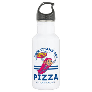 Bouteille D'eau Teen Titans Go ! Starfire "Truth Justice Pizza"