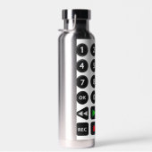 Bouteille D'eau Télécommande TV avec bouton magnétoscope (Plage)