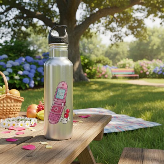 Bouteille D'eau Téléphone portable