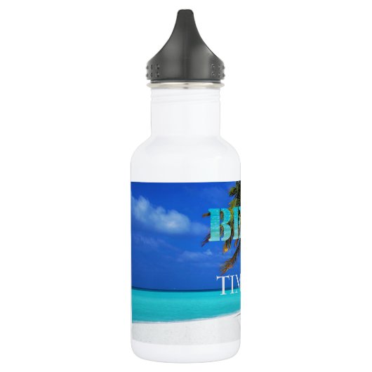 Bouteille D'eau Temps De Plage Adrable, (Gauche)