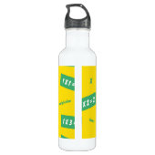 Bouteille D'eau Temps un apprentissage jaune (Dos)
