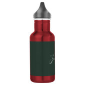 Bouteille D'eau Tendance Celtique Vert Gris Moderne Ajouter son pr (Gauche)