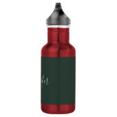 Bouteille D'eau Tendance Celtique Vert Gris Moderne Ajouter son pr (Droite)