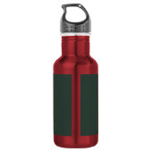 Bouteille D'eau Tendance Celtique Vert Gris Moderne Ajouter son pr (Dos)